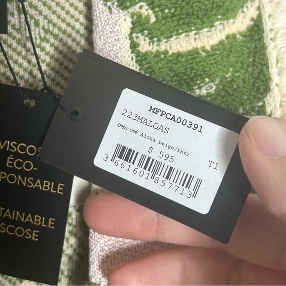 Maje Aloha Cardigan with Palm Tree Motifs NWT - Picture 11 of 16